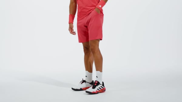 Rojo Shorts Ergo para Tenis