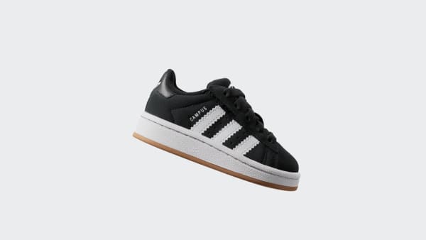 Noir Chaussure lacets élastiques fermeture confortable Campus 00s Enfants