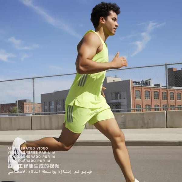 Yellow ADI365 Running Climacool Iconic Tank