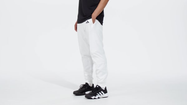 White Tennis Walk-On Tracksuit Bottoms