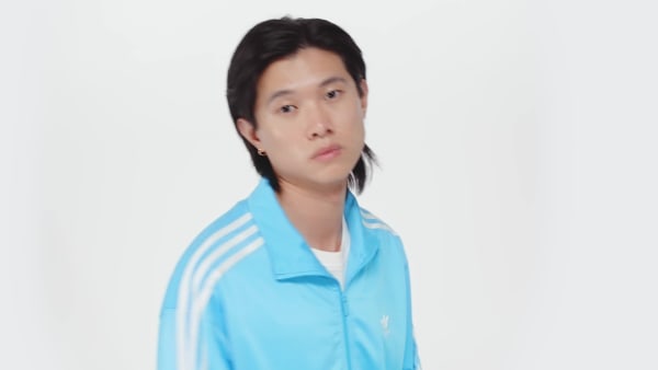 สีน้ำเงิน เสื้อแทรค Adicolor Classics Firebird