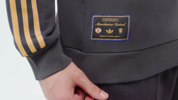 Sort Manchester United Terrace Icons Sweatshirt