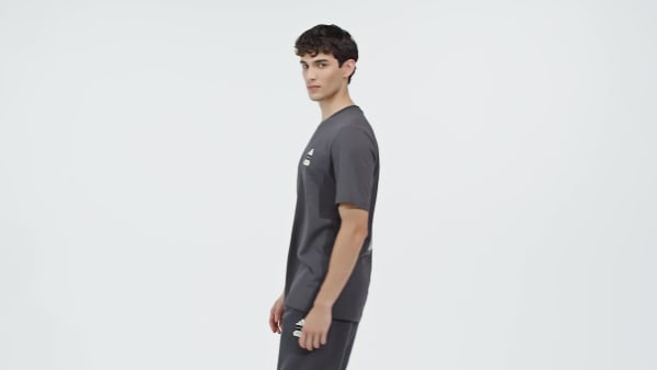 Grau ADIDAS X STAR WARS THE MANDALORIAN REGULAR FIT BACK GRAPHIC T-SHIRT