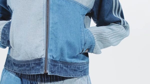 Multicolor Chaqueta Deportiva KSENIASCHANIDER Denim Patchwork