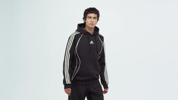 Schwarz Adicolor Teamgeist Cut Line Hoodie