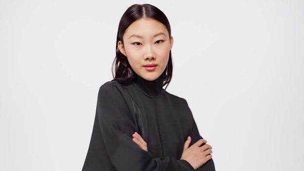 Noir Veste zippée 3 bandes décalées