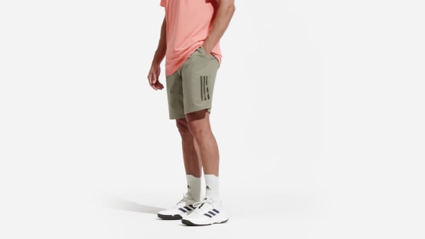 zelená Šortky Club 3-Stripes Tennis