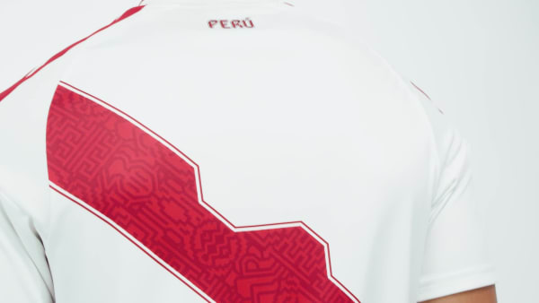 blanc Maillot Domicile Pérou 26