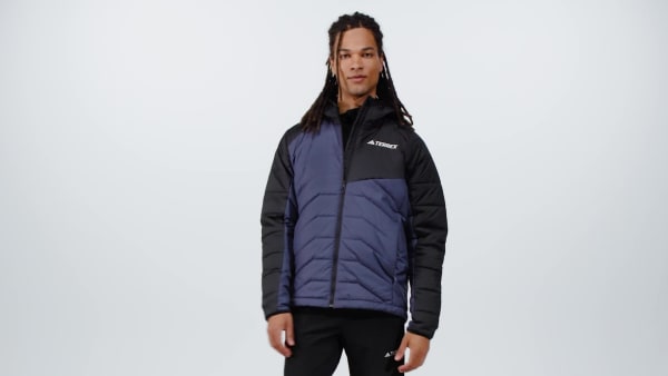 Nero Giacca Terrex Multi Synthetic Insulated Hooded