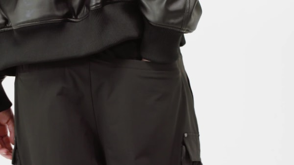 Black Premium Essentials Utility Cargo Pants