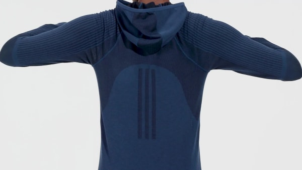 Niebieski X-City Running Knit Long Sleeve Sweatshirt TT565