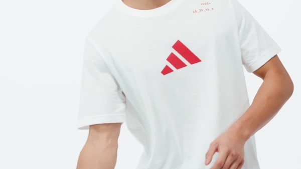 Blanco Polera Graphic Padel Category