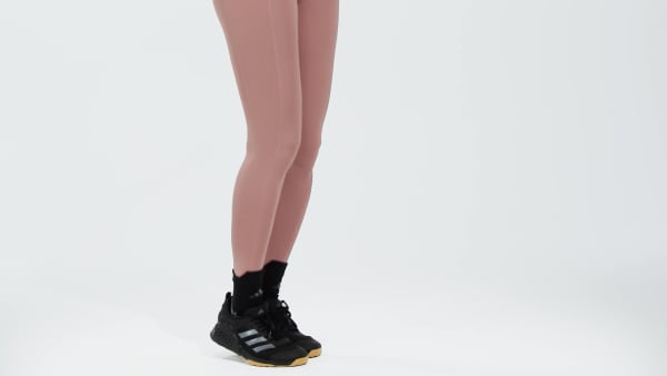 Merah-muda Legging Optime Full-Length