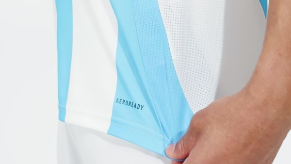 Weiss Argentinien 24 Heimtrikot