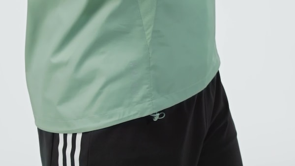 Adidas own the run jacket green 2025