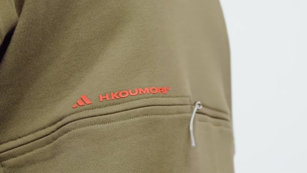 zelená Běžecká mikina Adi365 H.Koumori (neutrální z hlediska pohlaví)