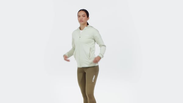adidas Terrex Xperior Climawarm Light Fleece Hooded Jacket