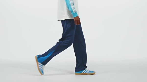 Blue Zip Flare Pants