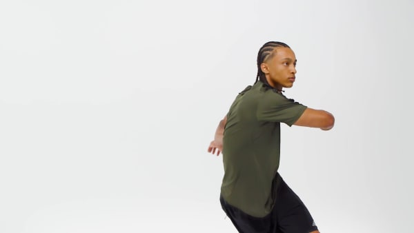 Gron Train Essentials 3-Stripes Training Tee