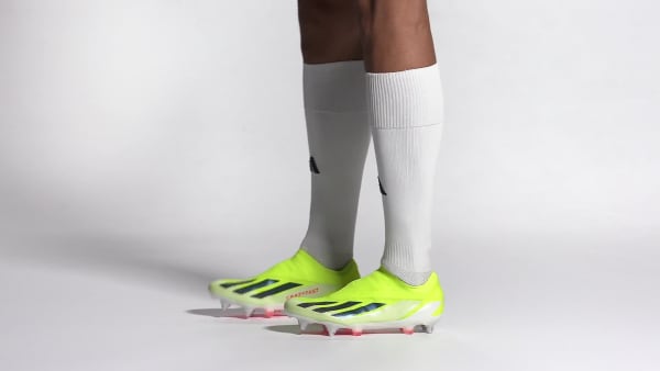 Amarillo Calzado de fútbol X Crazyfast Elite Sin Cordones Terreno Blando