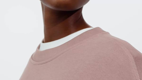 Marron Sweat-shirt oversize molleton Essentials