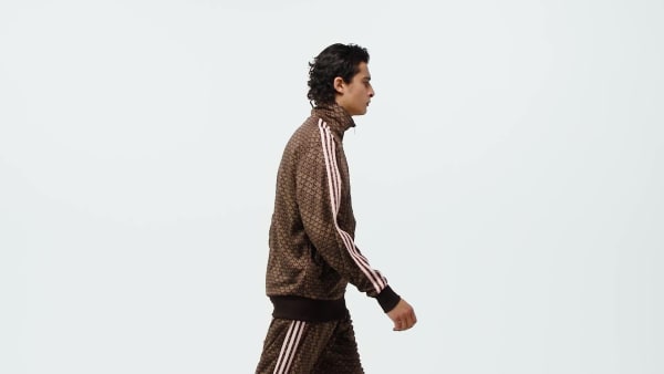 Marron VESTE DE SURVÊTEMENT MONOGRAMME AMPLE FIREBIRD