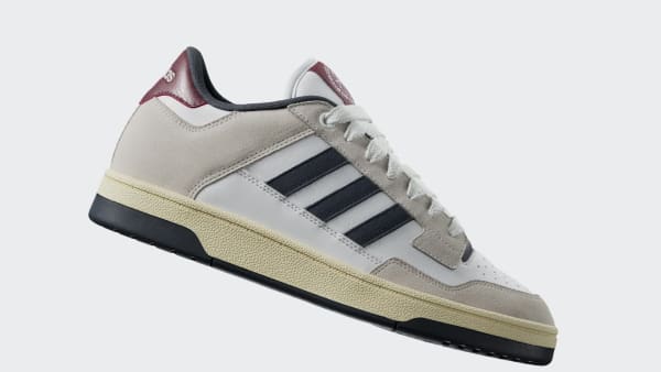 White Rapid Court Low Shoes
