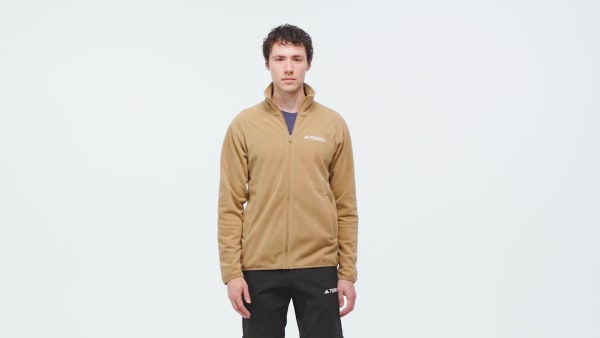 Marron Chaqueta de felpa con cremallera Multi Essentials