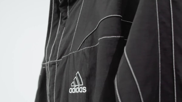 アディダス カットライン ジャケット - ブラック | アディダス ジャパン