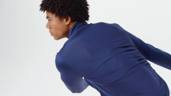 adidas Own the Run Half-Zip Track Top - Blue | Free Shipping adidas Own the Run Half-Zip Track Top - Blue | Free Shipping