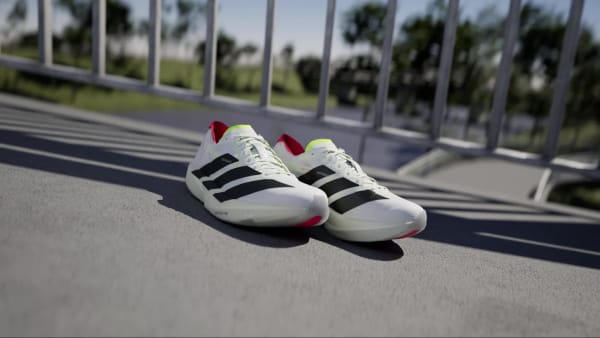 White Adizero Takumi Sen 11 Shoes