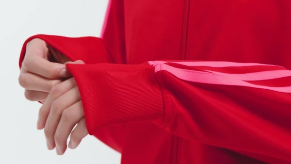 Rojo Chaqueta Adicolor Classic Firebird Loose