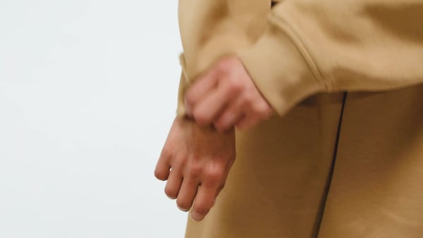 Marron Sweat-shirt molleton zip 1/2 Essentials