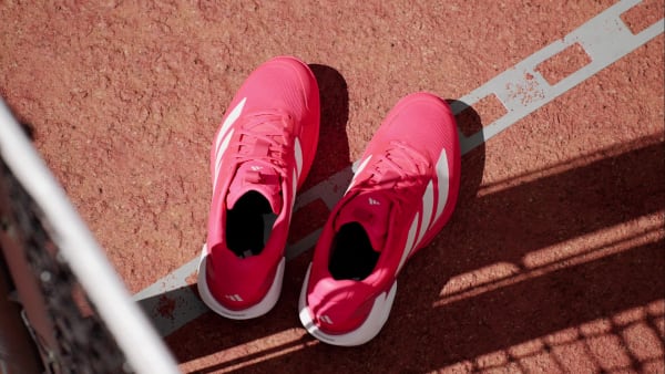 Rot Adizero Ubersonic 5 Clay Tennisschuh