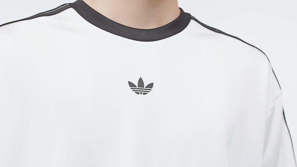 Weiss adidas Adicolor Jacquard Trikot