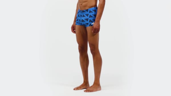 Blu Boxer da nuoto Logo Graphic 2 Inch