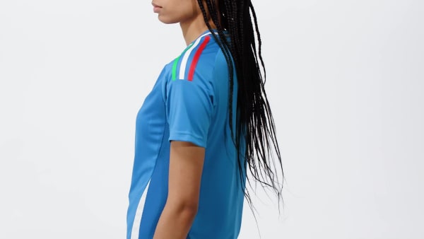 blauw Italië 24 Thuisshirt