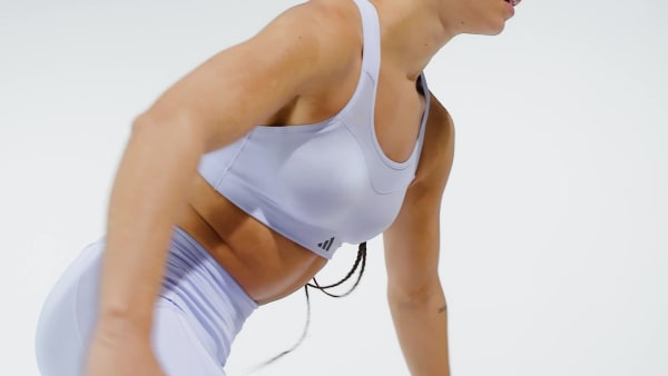 Morado Top Deportivo TLRD Impact Training Soporte Alto