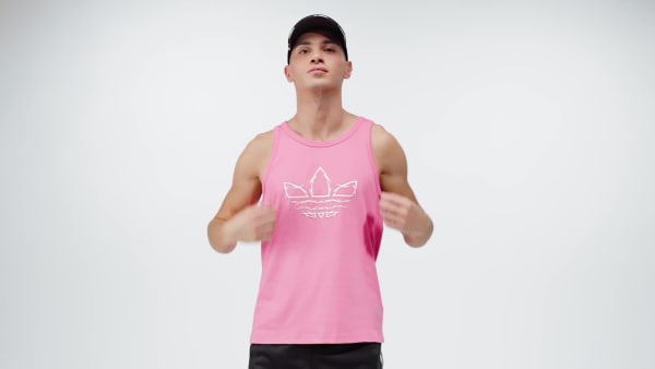 Rozowy Koszulka Pride Graphic Tank