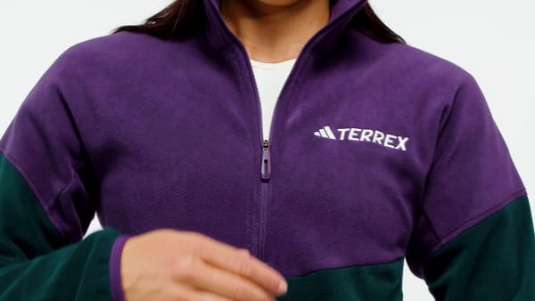 Paars Terrex Multi Climawarm Fleece Anorak