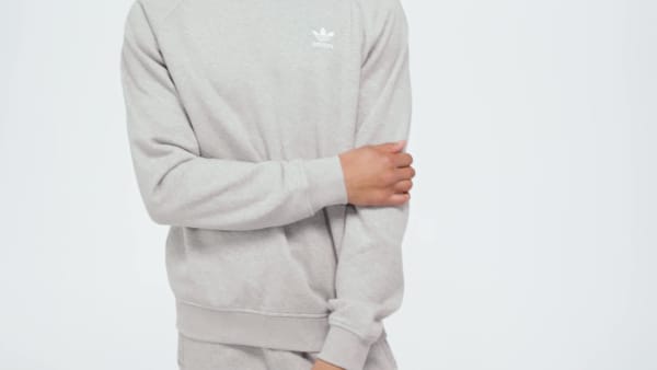 Cinzento Sweatshirt Trefoil Essentials